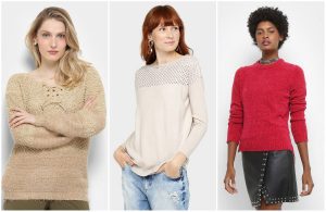 blusas tricô inverno