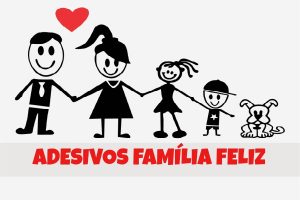 adesivos familia feliz