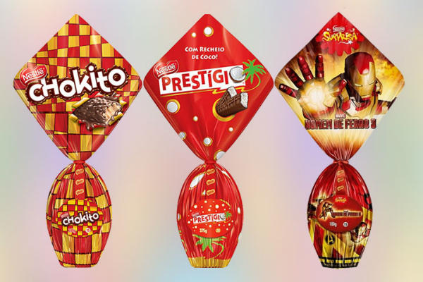 ovos de chocolate em oferta