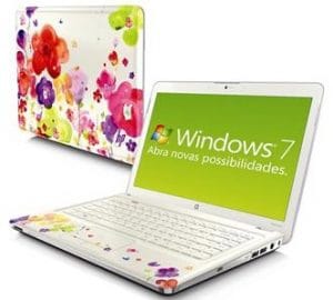 Notebook HP Flowers
