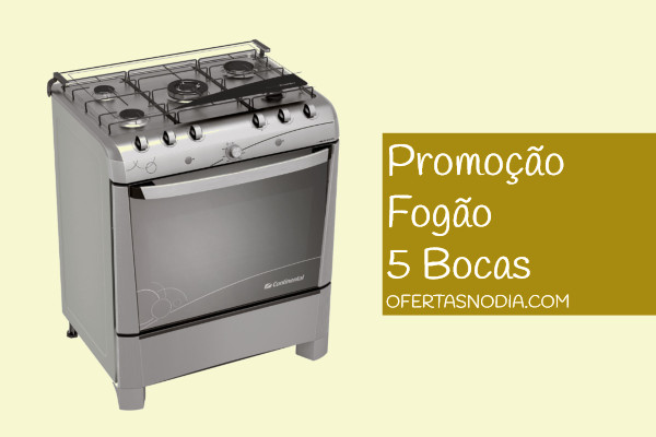 Fogão Continental 5 Bocas