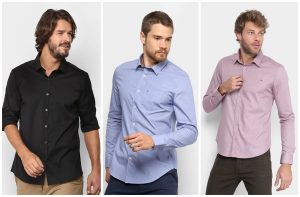 Camisa Social Calvin Klein