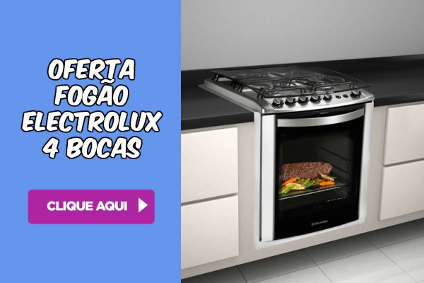 fogão electrolux com desconto