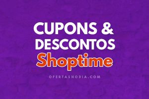 cupom desconto shoptime