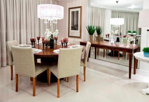 mesa de jantar redonda