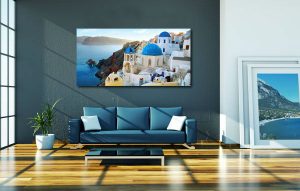 sala com quadro parede